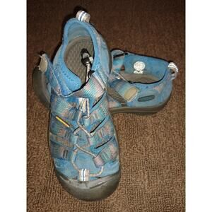 Keen Newport Kids Boys Waterproof Sandals Camo Blue Size 1